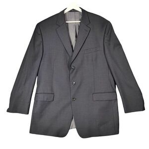 MICHAEL KORS MMK Sport Coat‎ Blazer Mens Size 46L Wool 3BTN 2VNT Pinstripe Gray